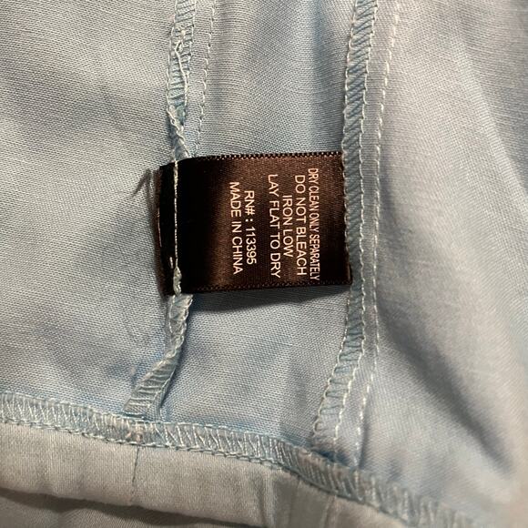 Ark & CO Sexy Studded Zip Crop Top in Blue Size Medium - Picture 6 of 7